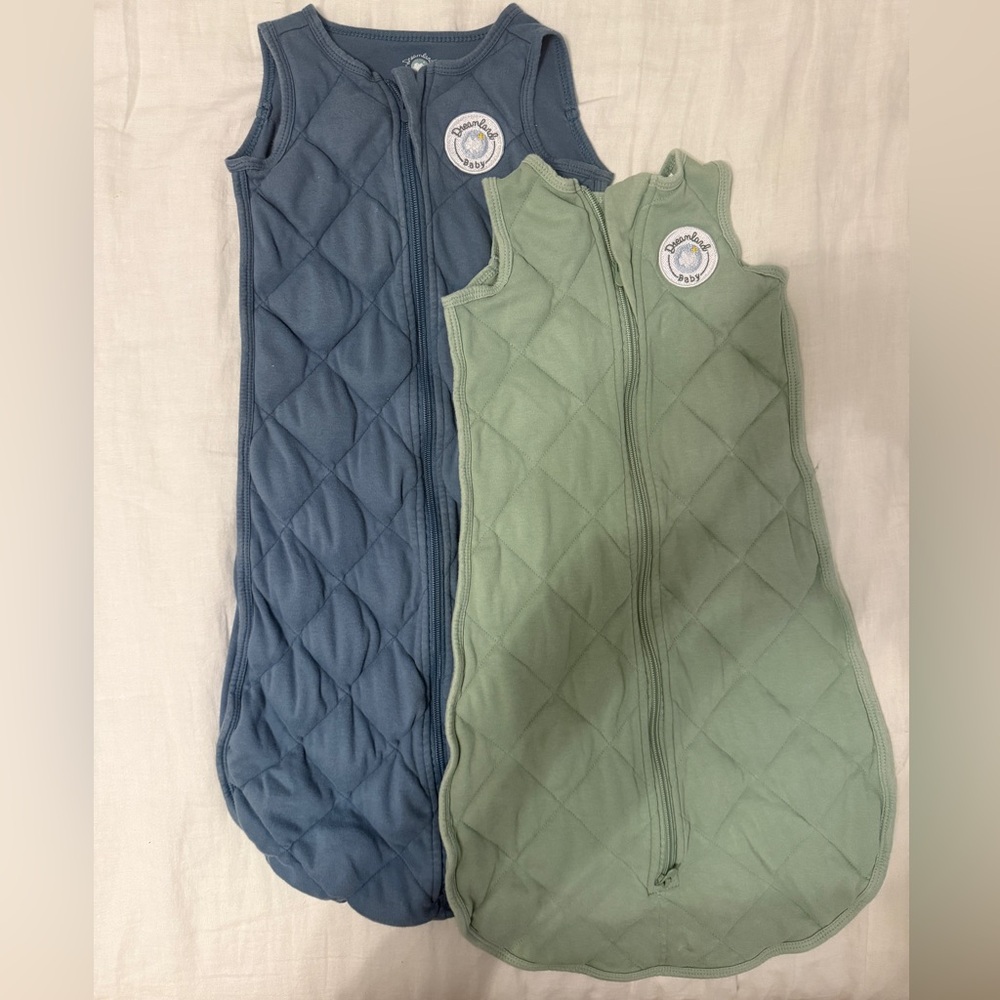Dreamland sleep sacks set of 2 (small and medium)